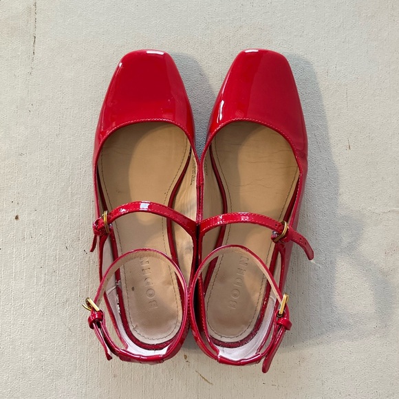 Boden Mary Jane flats, cherry red - Picture 2 of 4